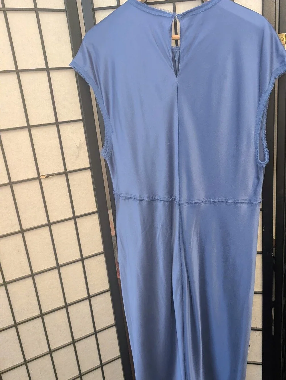 Banana Republic Satin Midi Dress in Blue - Picture 7 of 11